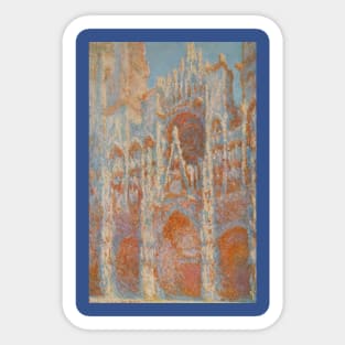 Rouen Cathedral by Claude Monet Sticker